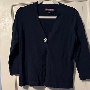 Vineyard Vines Navy Blue Cardigan Sweater